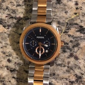 Fossil Machine Chronograph Two-Tone Watch